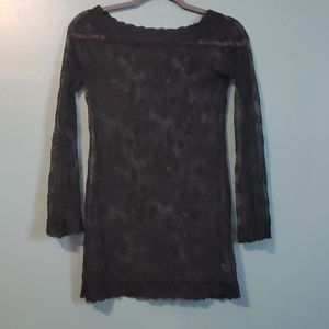 M sheer bodysuit dress